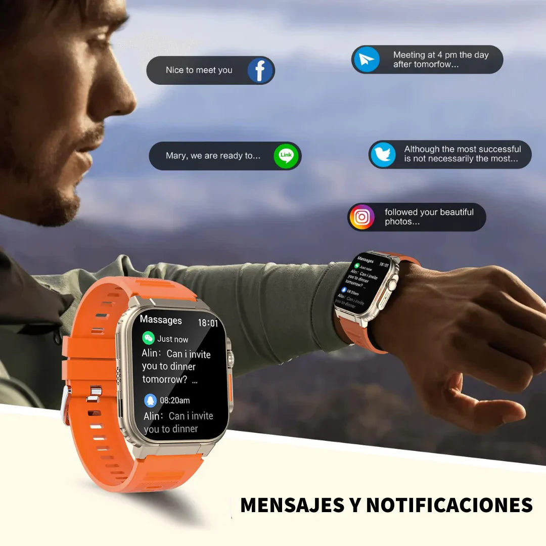 SmartWatch ULTRA PRO®️ - Reloj inteligente con múltiples funcionalidades - Compre 1 y lleve 5 regalos.